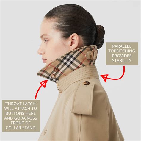 burberry trench coat dupe|burberry trench coat collar strap.